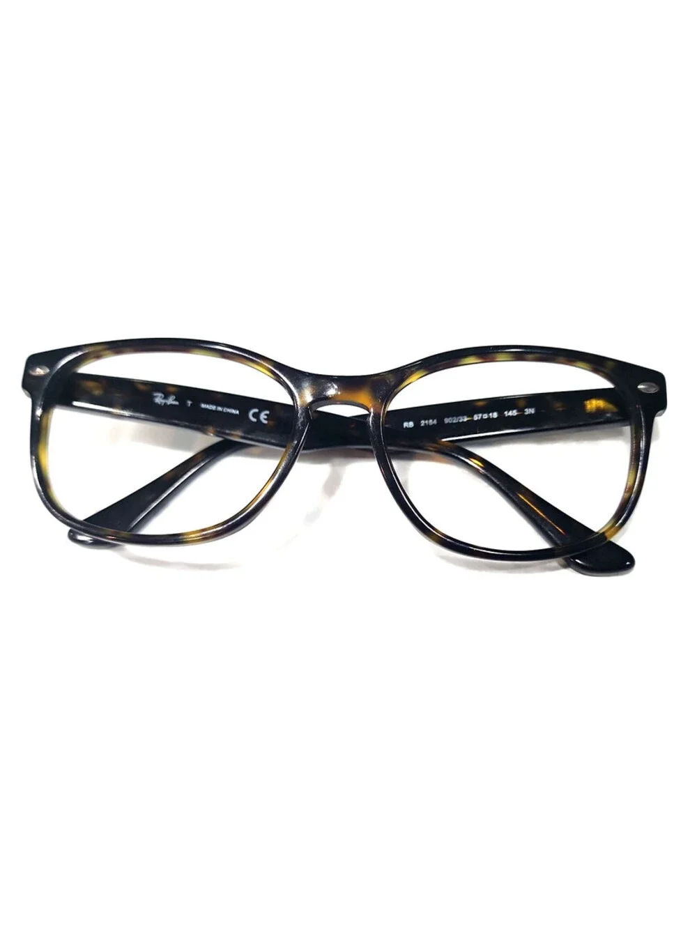 Ray Ban RB2184 902/33 Brown Oval Sunglasses Frame 57-18 145